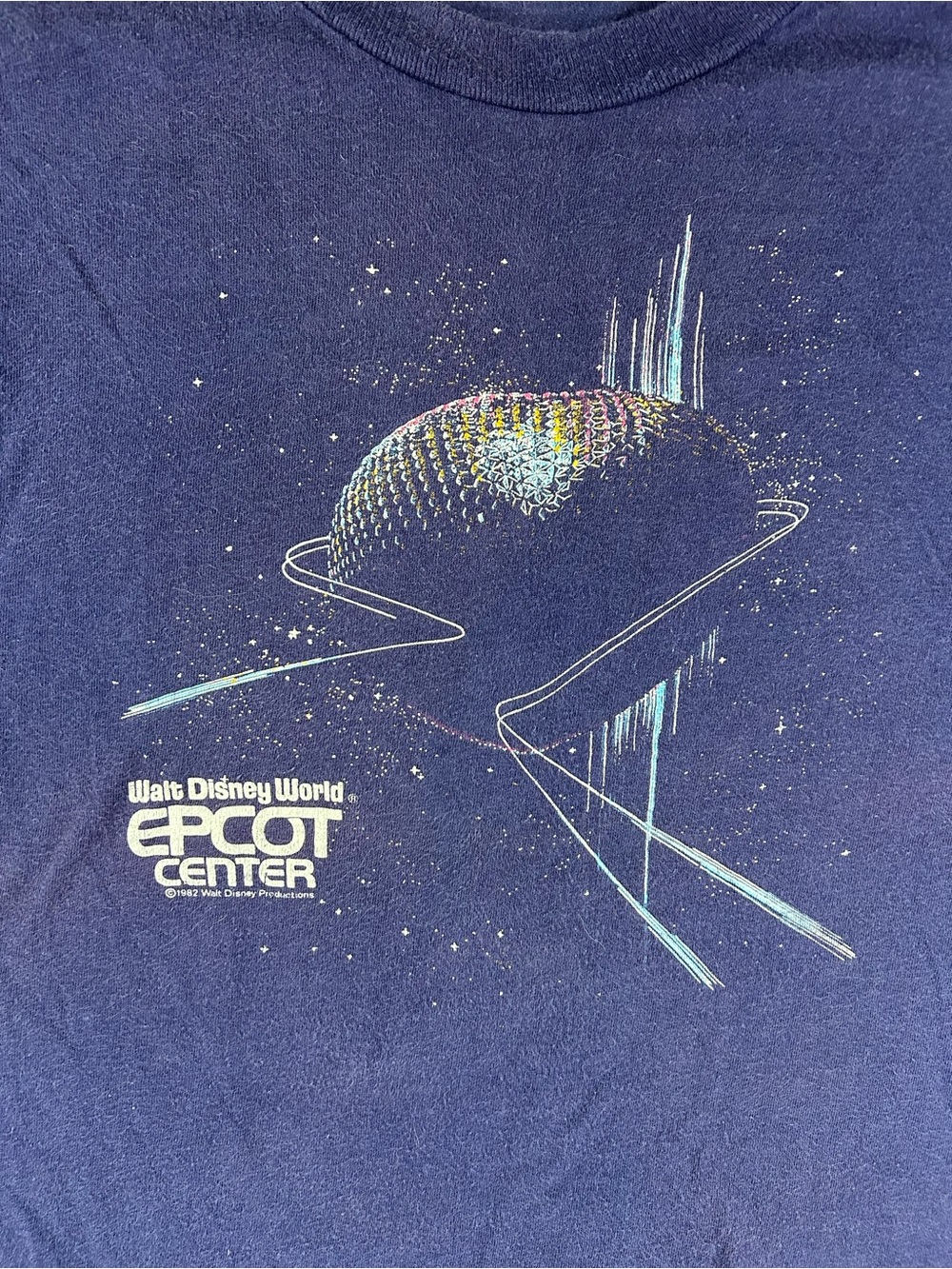 Vintage Disney Epcot Purple Short-Sleeve Graphic Tee
